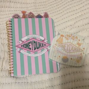Cakeworthy Harry Potter Honeydukes Notebook And Sticky Notes NEW